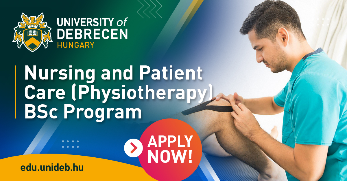 Nursing and Patient Care Physiotherapy BSc at University of Debrecen