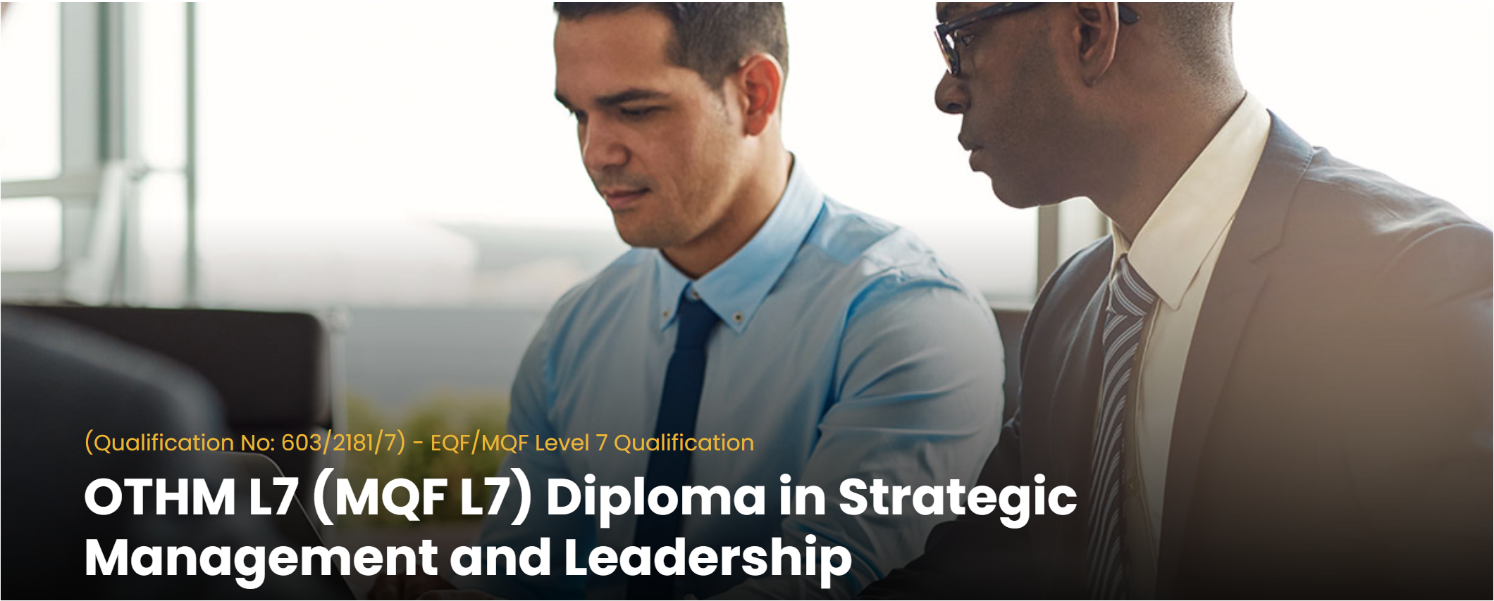 OTHM L7 (MQF L7) Diploma in Strategic Management and Leadership