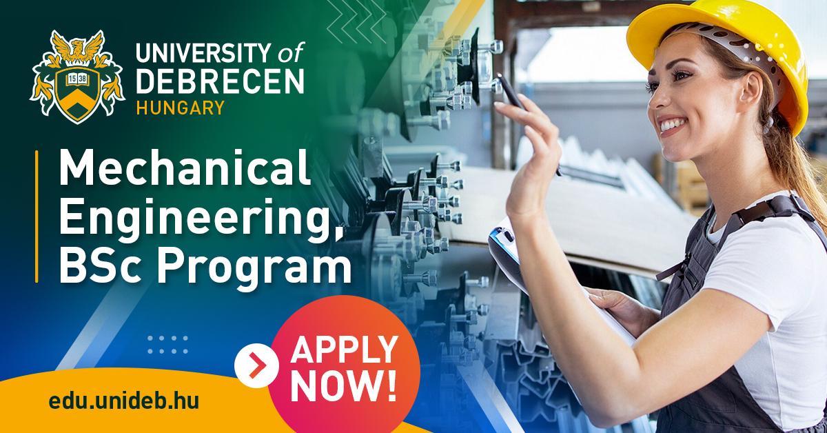 Mechanical Engineering BSc at University of Debrecen